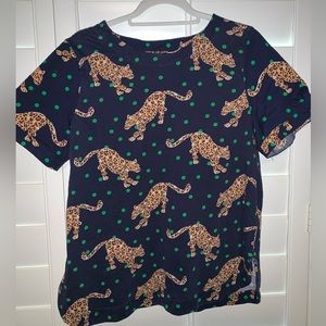 Anthropologie Maeve Leopard tee size Large